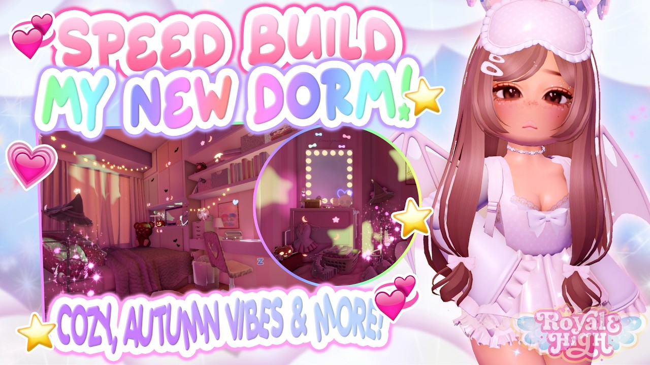 💗ALERT💕 I BUILT A NEW DORM & LOVE IT 🏡SPEED BUILD🛠️ | Royale High