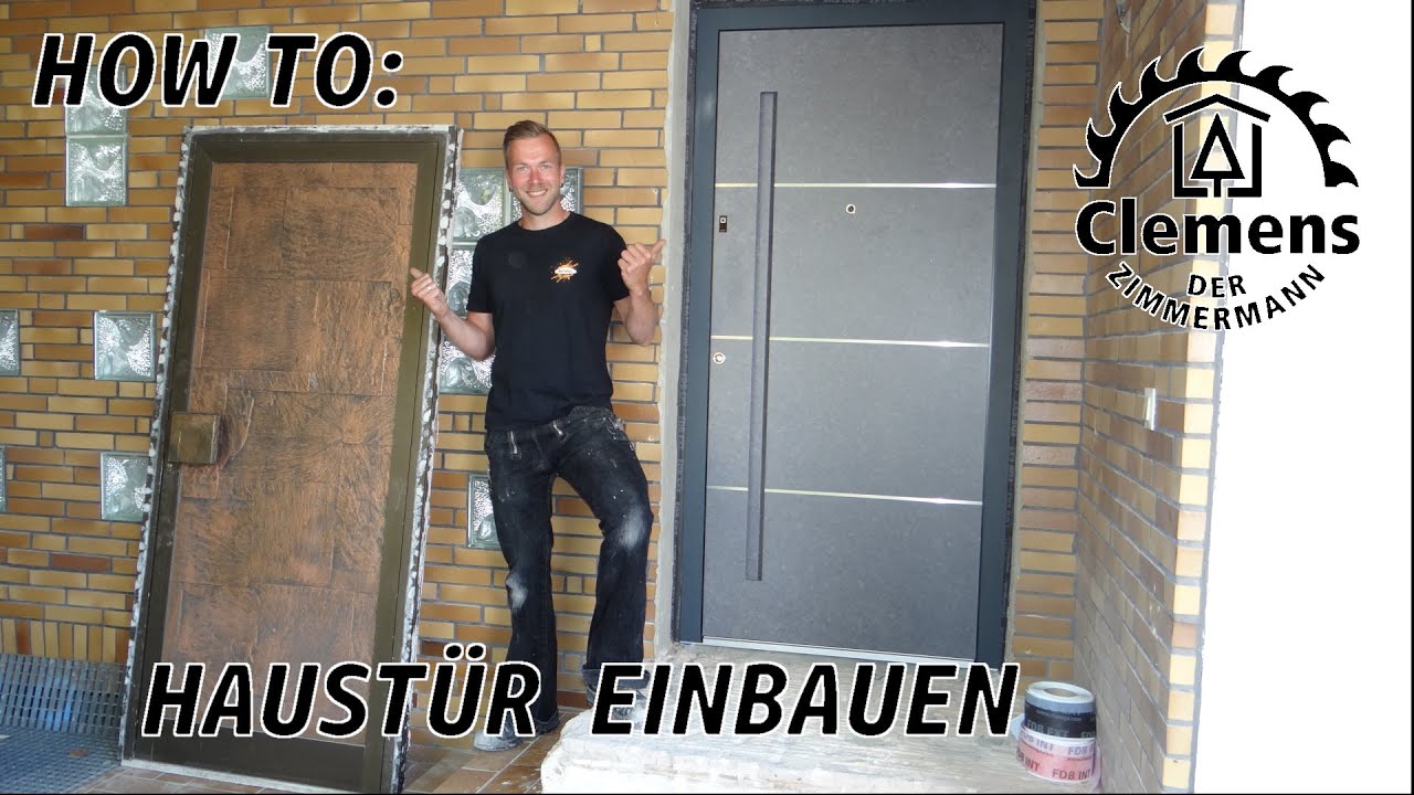 Haustür selber einbauen 🚪 – Schritt für Schritt vom Profi erklärt mit Clemens der Zimmermann 🔨