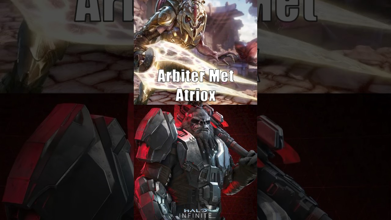 Когда Атриокс встретил Арбитра #halo #halolore