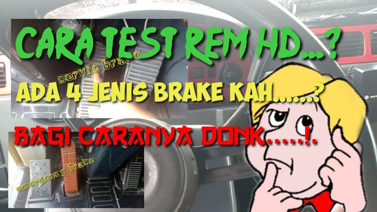 cara test fungsi 4 brake/pengereman HD 785/465 komatsu