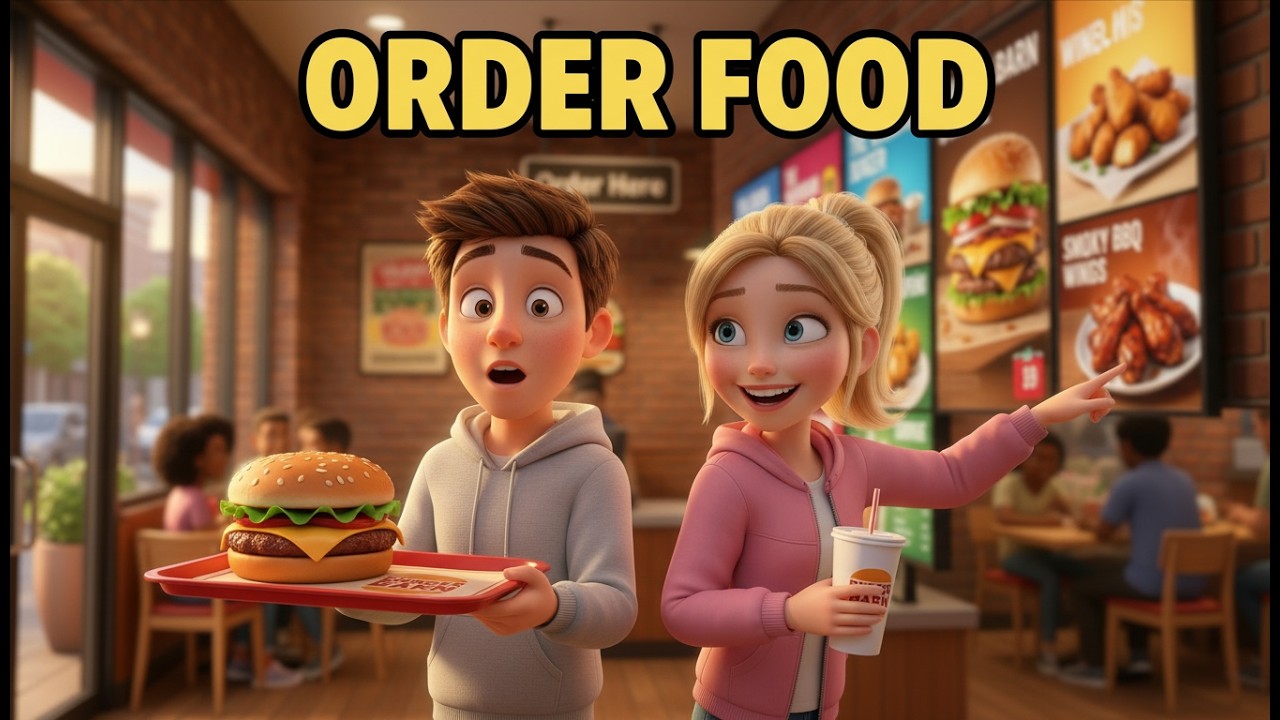 Fast Food English Speaking Practice | Conversation Training for Learners