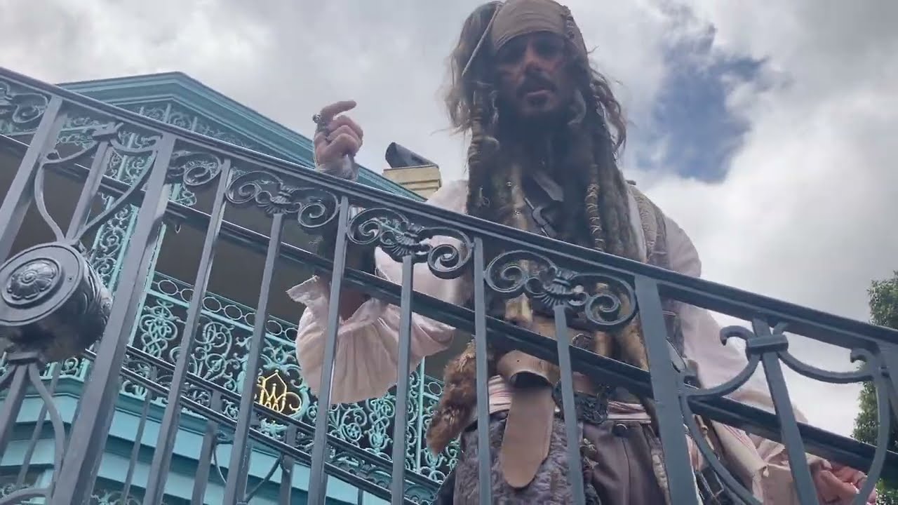 Captain Jack Sparrow and Captain Red Disneyland