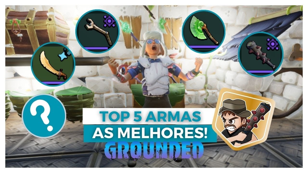 GROUNDED: TOP 5 ARMAS! As Melhores Armas do Jogo!!!