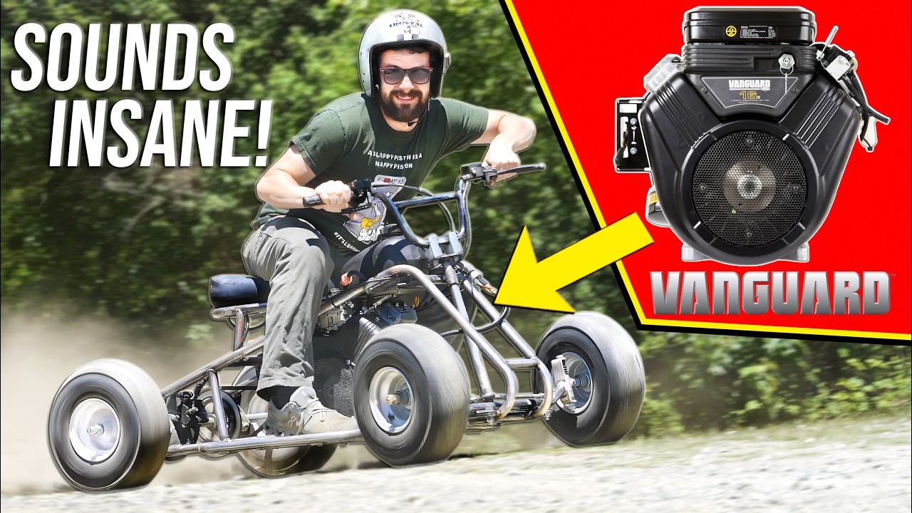 Мы построили внедорожный дрифт-квадроцикл и установили двигатель Vanguard V-Twin!