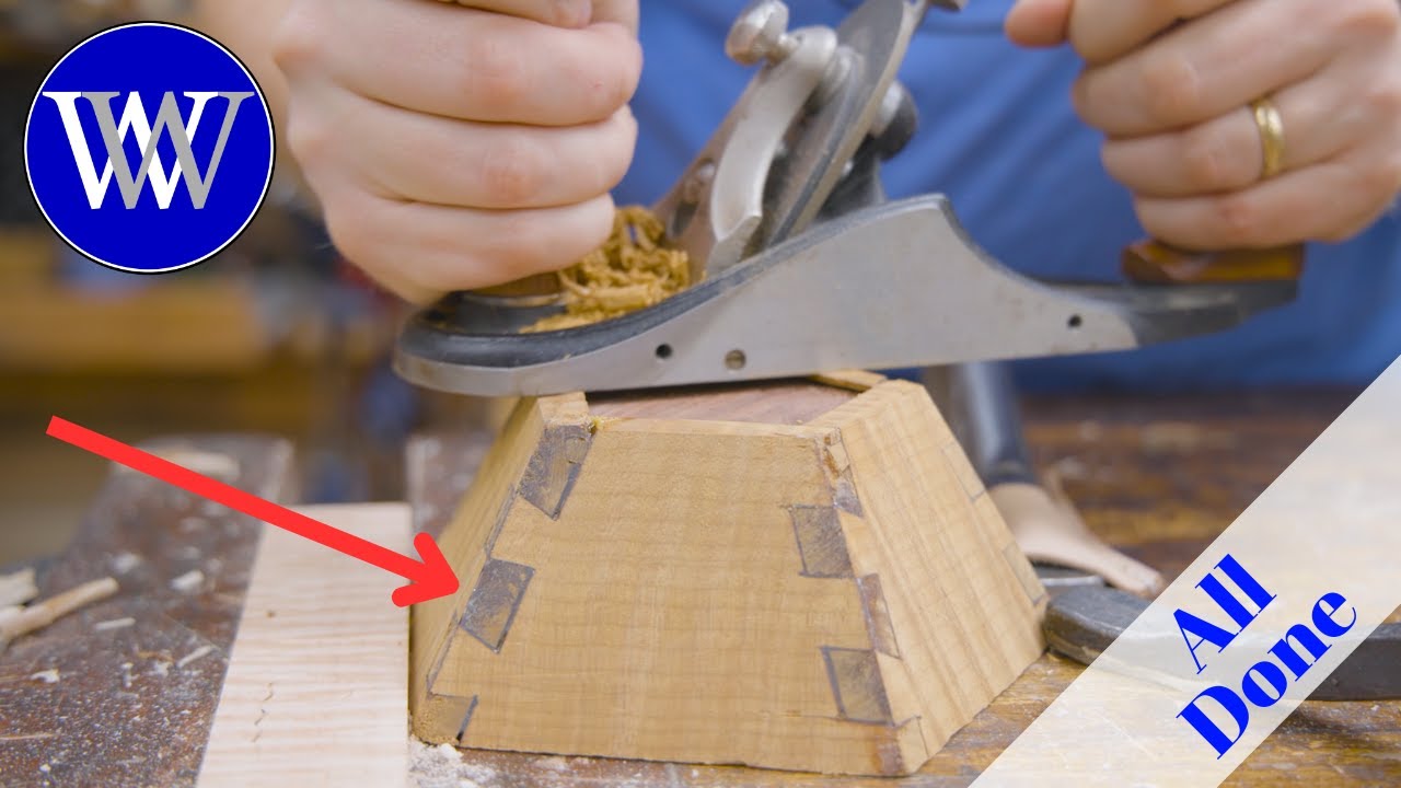 How to Make a Pentagonal Dovetailed Bowl With Hand Tools