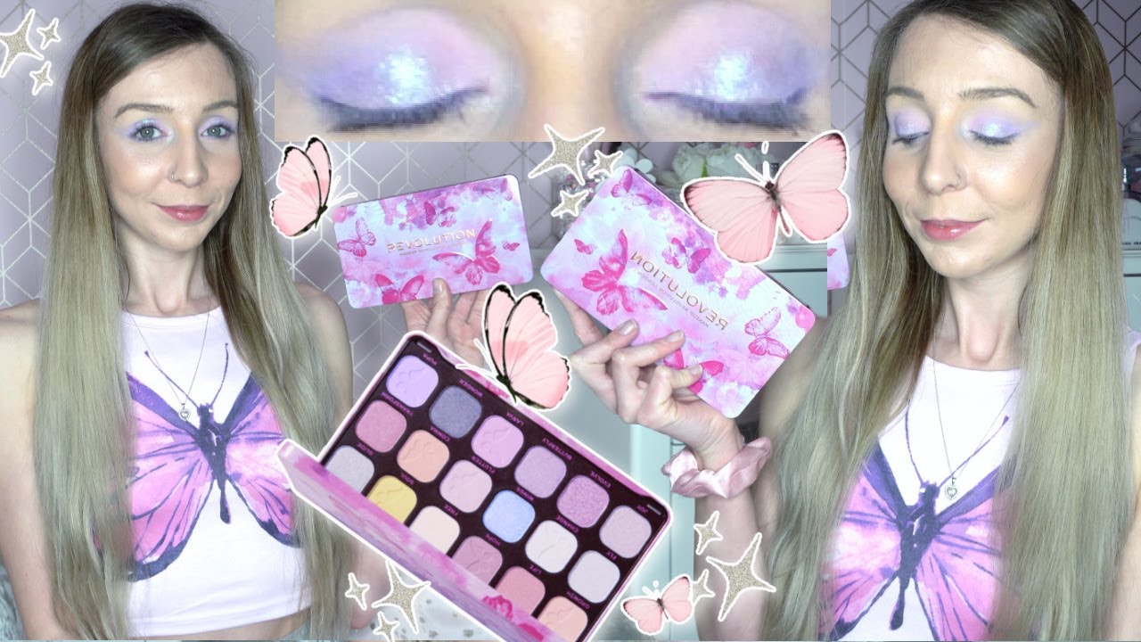 SOFT BUTTERFLY 🦋 CUTE SPRING PALETTE?! 💜 Revolution Forever Flawless Collection