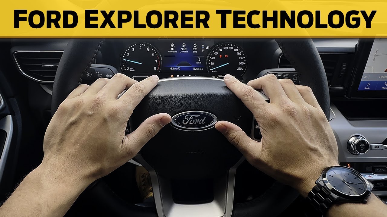 Ford Explorer Steering Wheel and Analogue Cluster (2020 - 2024 model)