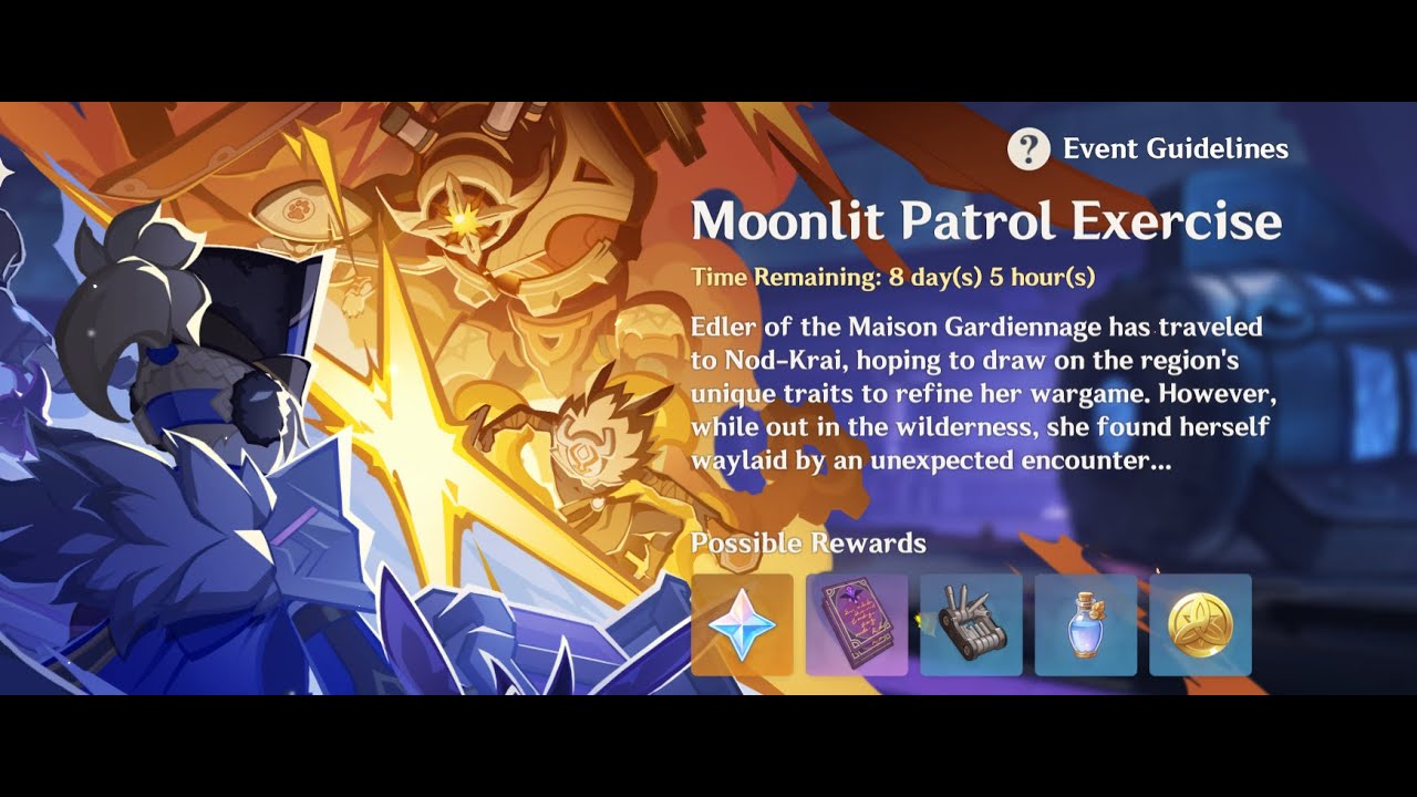 Speedrun: Moonlit Patrol Exercise Event in Genshin Impact