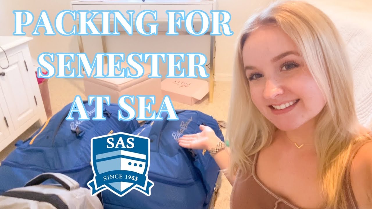 PACKING FOR SEMESTER AT SEA SPRING 2022! | What I am brining for 4 months studying abroad