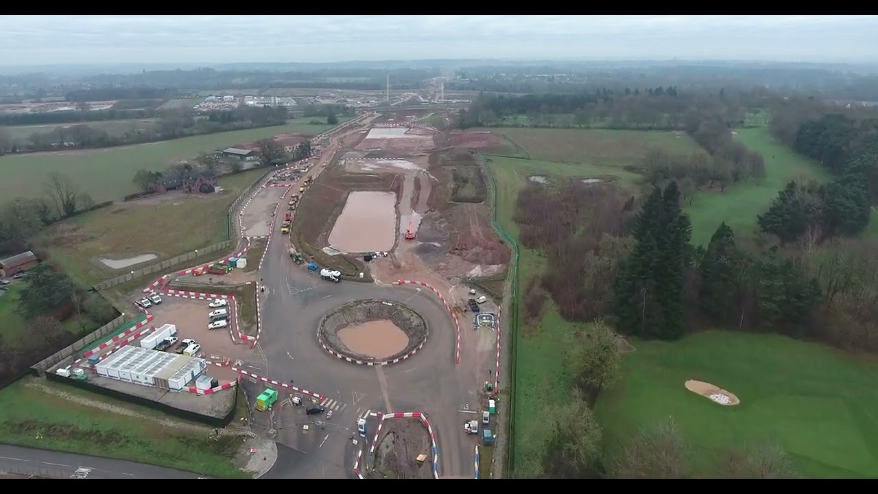 HS2 Route Kenilworth / Coventry gap - January 2025