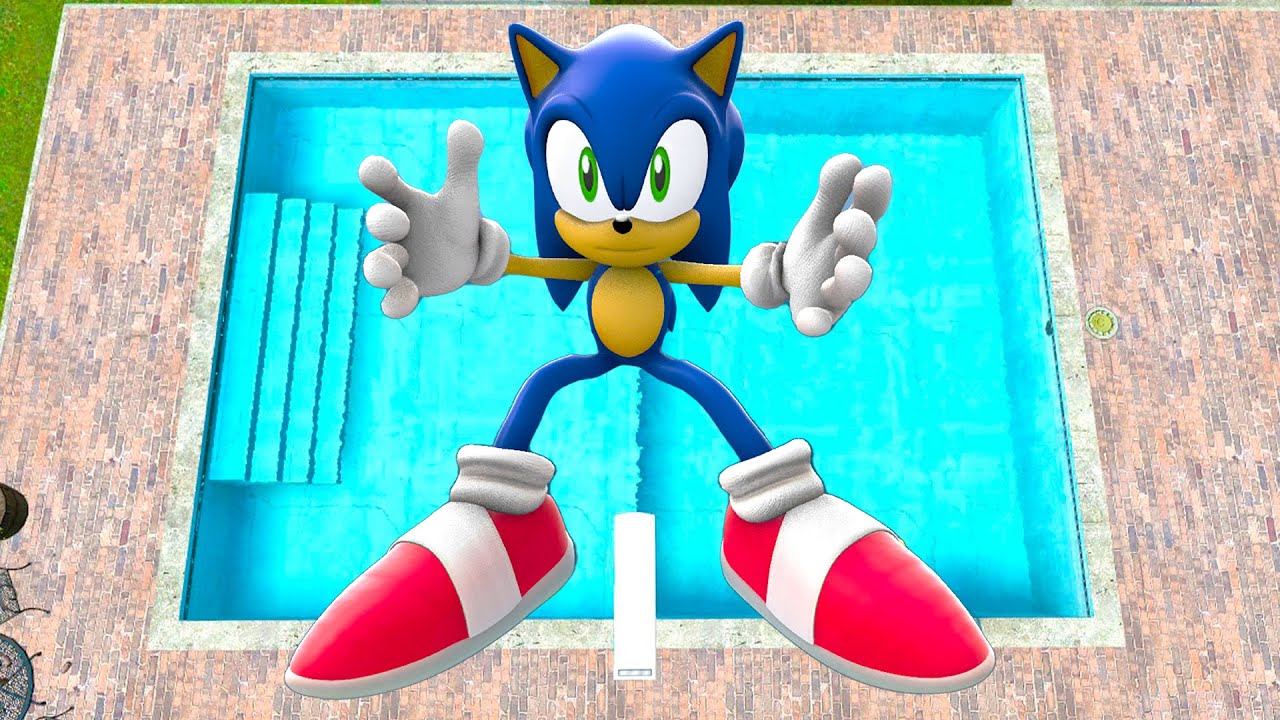 Sonic Ragdoll Physics! Epic Falls Compilation #10