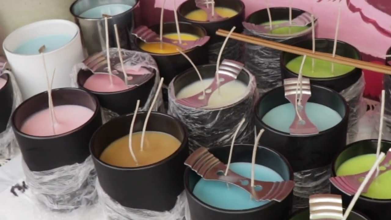 video #2 | Cómo   hacer velas aromáticas fusion de cera de coco y soja | velas orgánicas de 10 oz
