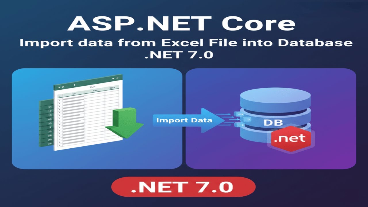 ASP.NET Core - Import data from Excel File into Database .NET 7.0