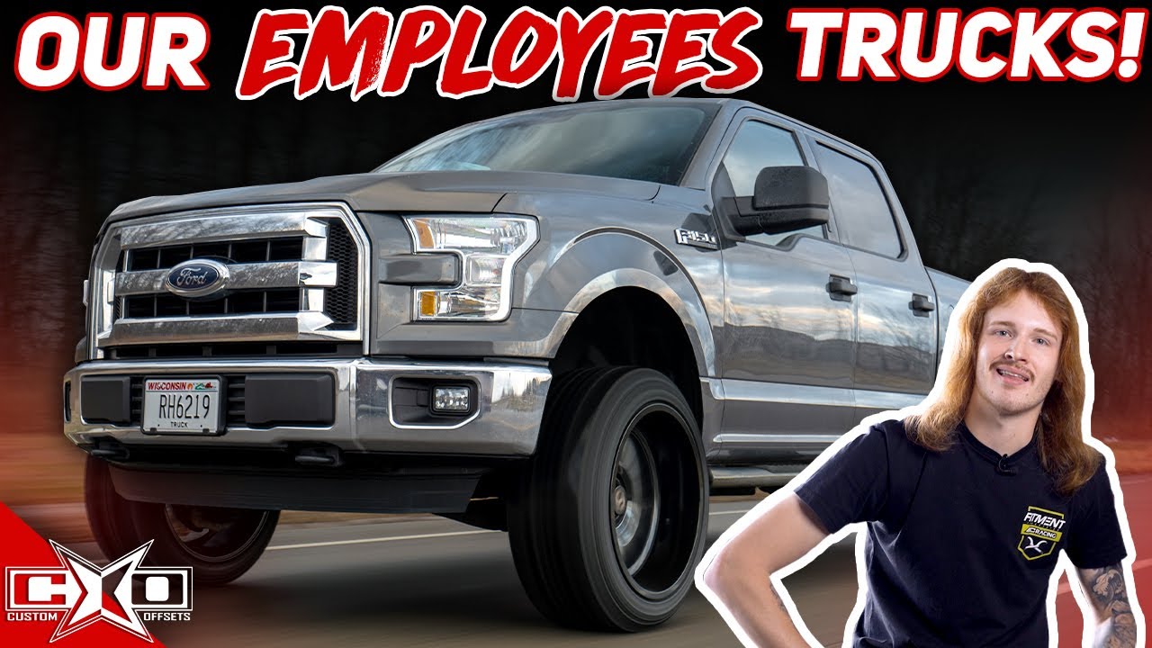 Employee Trucks In Our Parking Lot!!