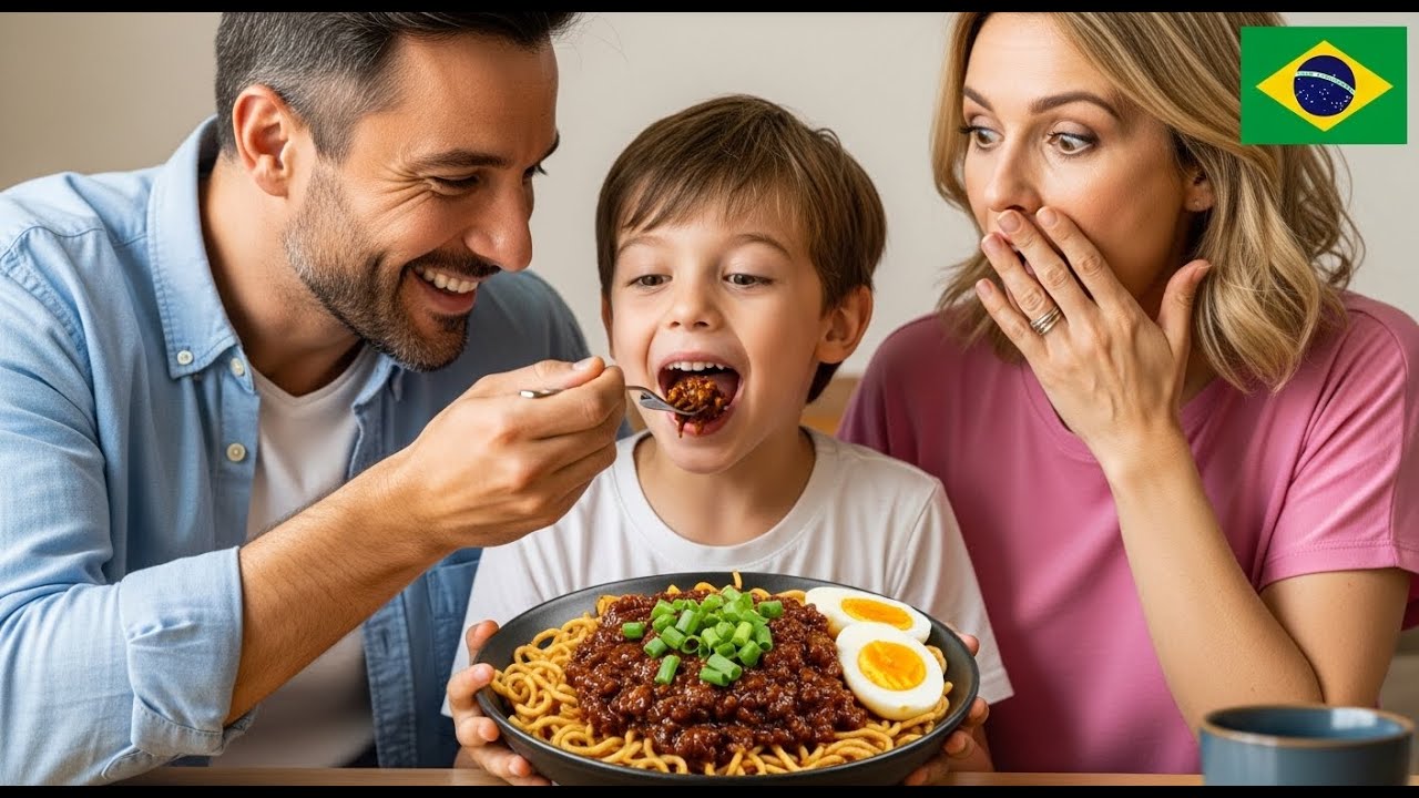 Brasil reinventa la pasta niño limpia el plato y lleva la receta a Roma