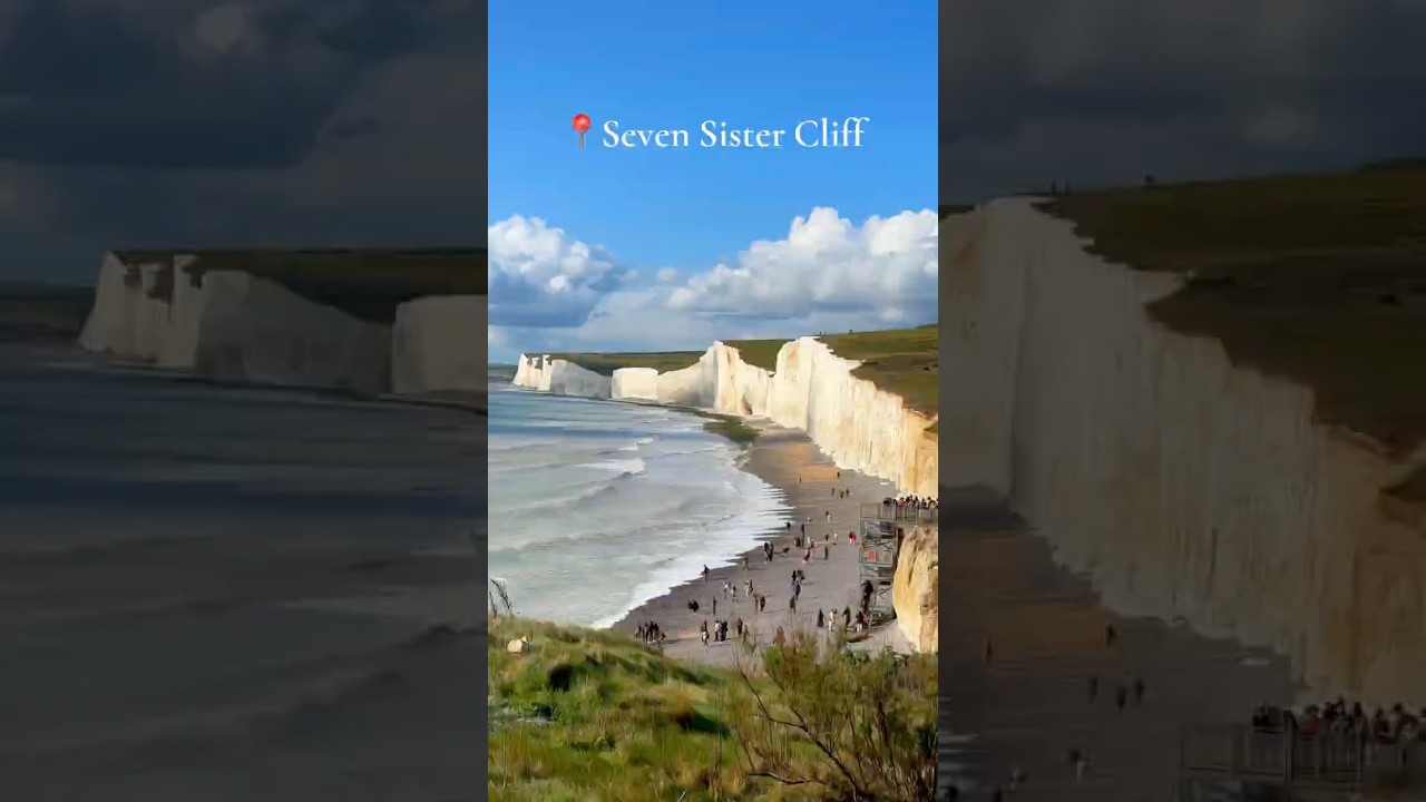 The iconic white cliffs of England &mdash; Seven Sisters Cliff 🇬🇧. #travel   #TravelVlog #uk #nature