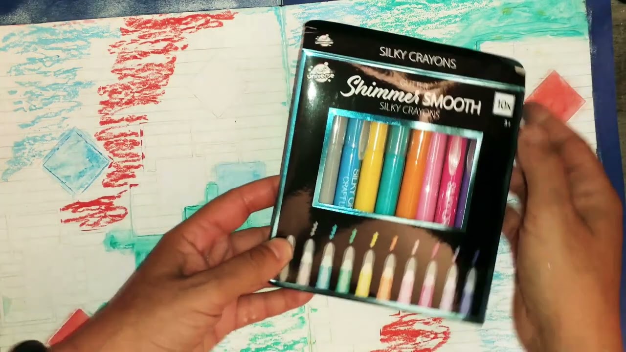 ART JOURNAL DU DIMANCHE #99  ( je teste les nouveaux crayons SILKY de action)