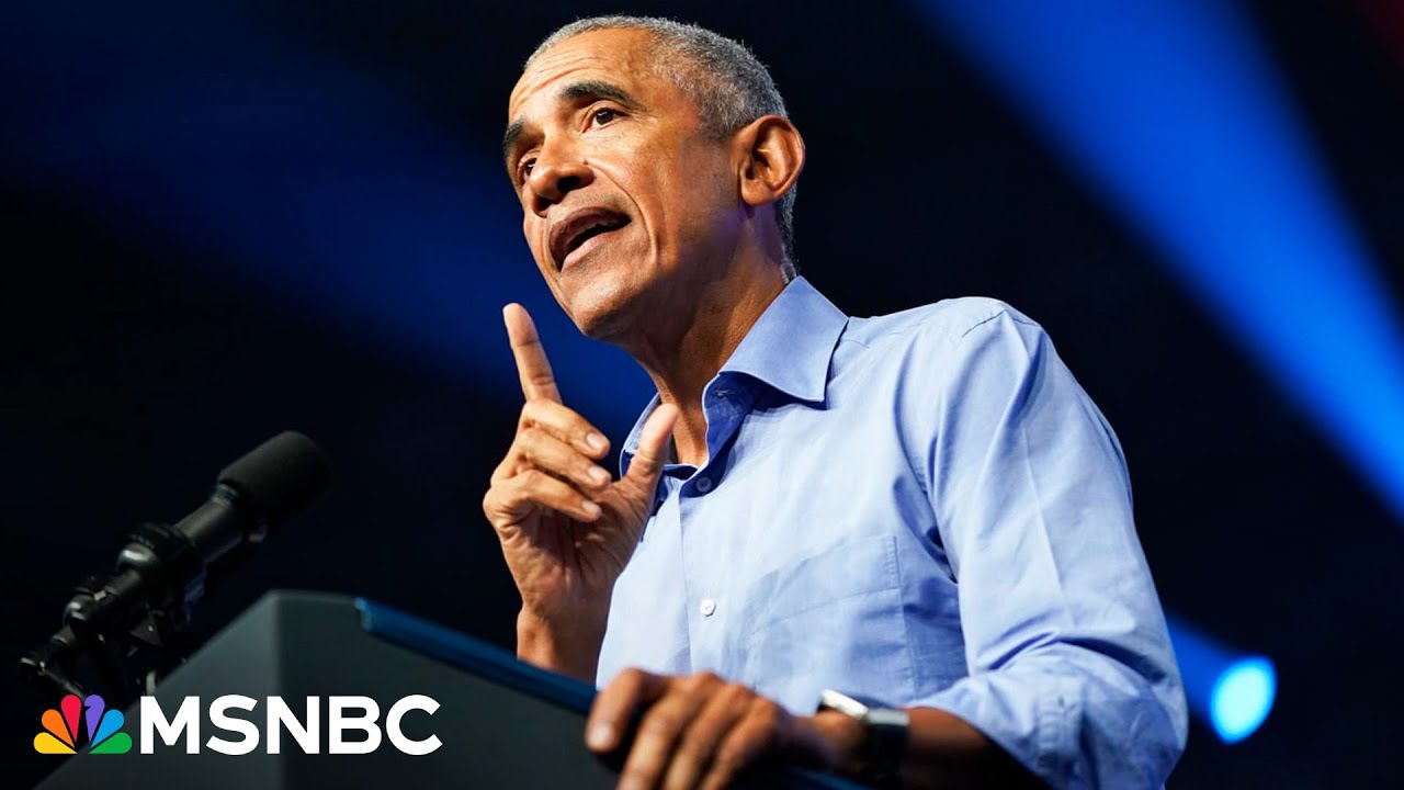 Obama speaks at New Jersey rally for Mikie Sherrill