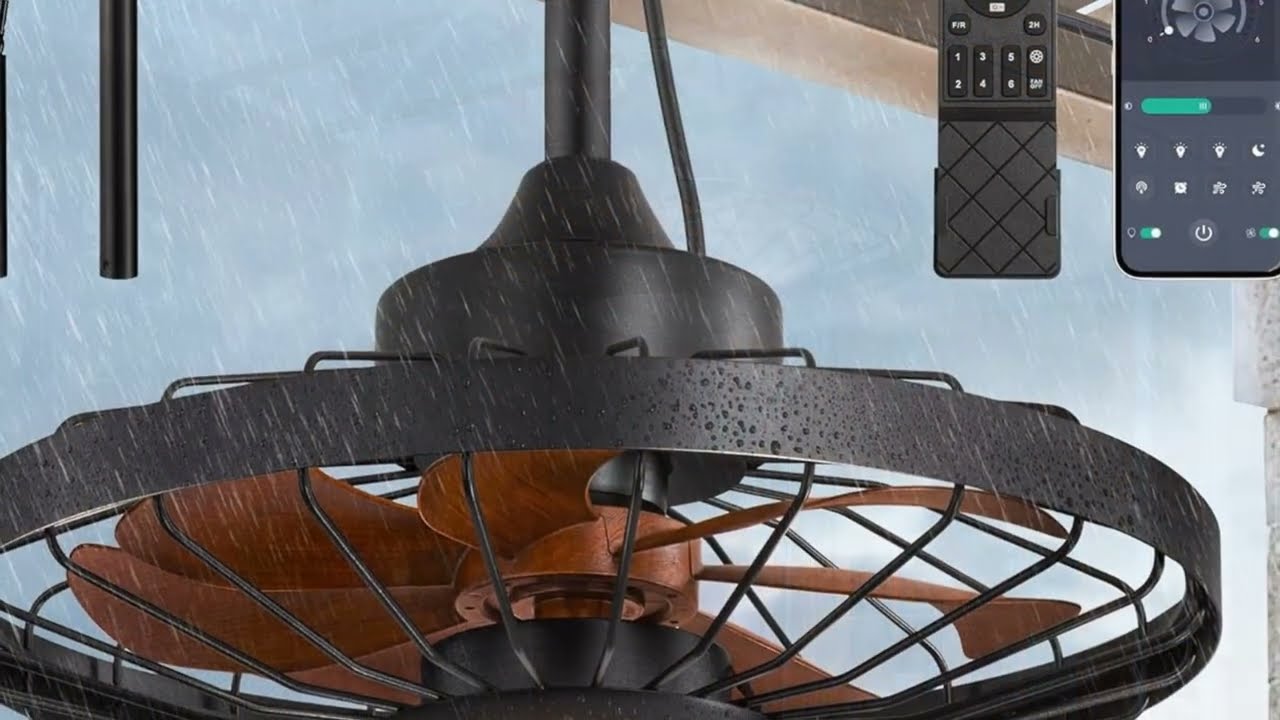 LEDIARY 20'' Outdoor Ceiling Fan Review 🌬️ | Smart App, Lights & Remote for Patio Comfort!