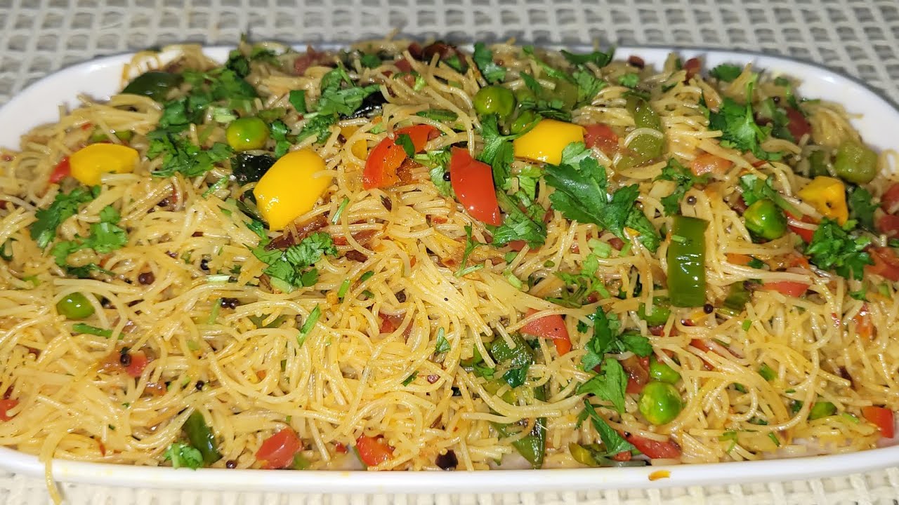 Vegetable Vermicelli (Upma) Recipe | Healthy Breakfast Recipe