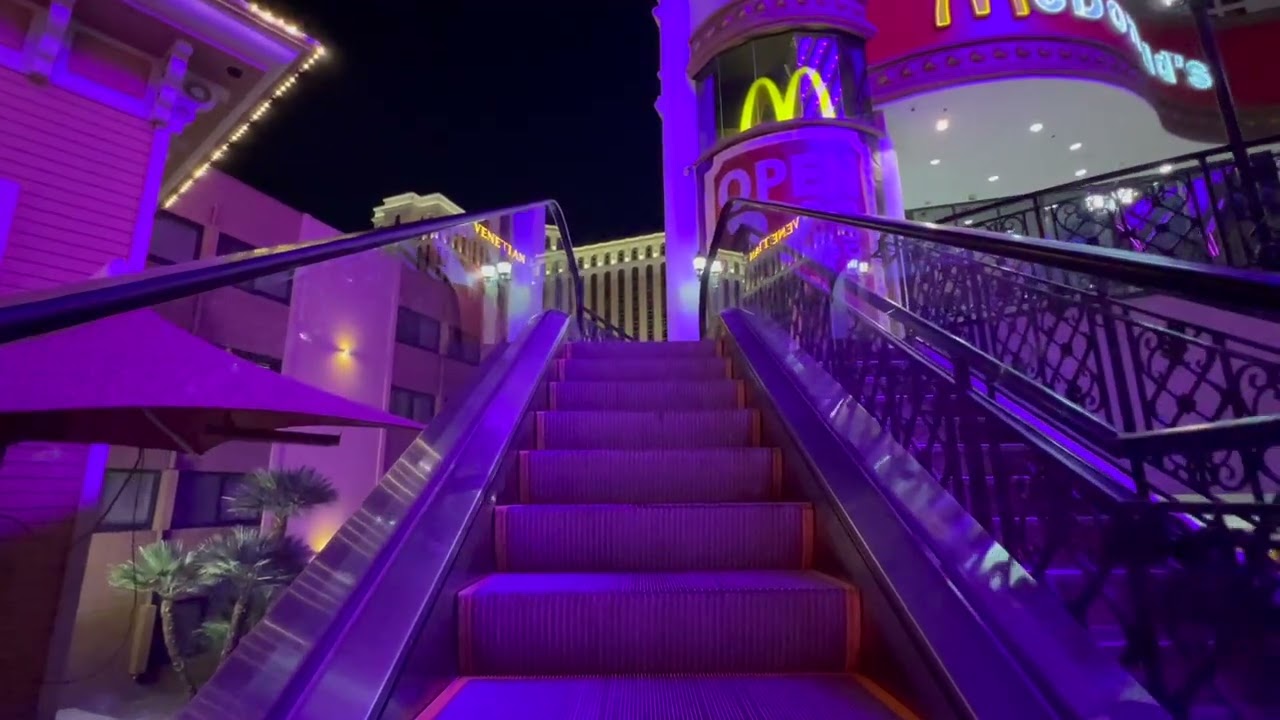 Rock N Roll McDonalds Escalator Las Vegas