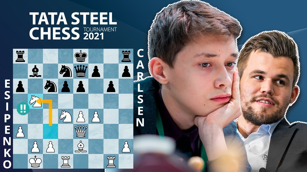 18-летний талант побеждает чемпиона мира по шахматам в первой игре!