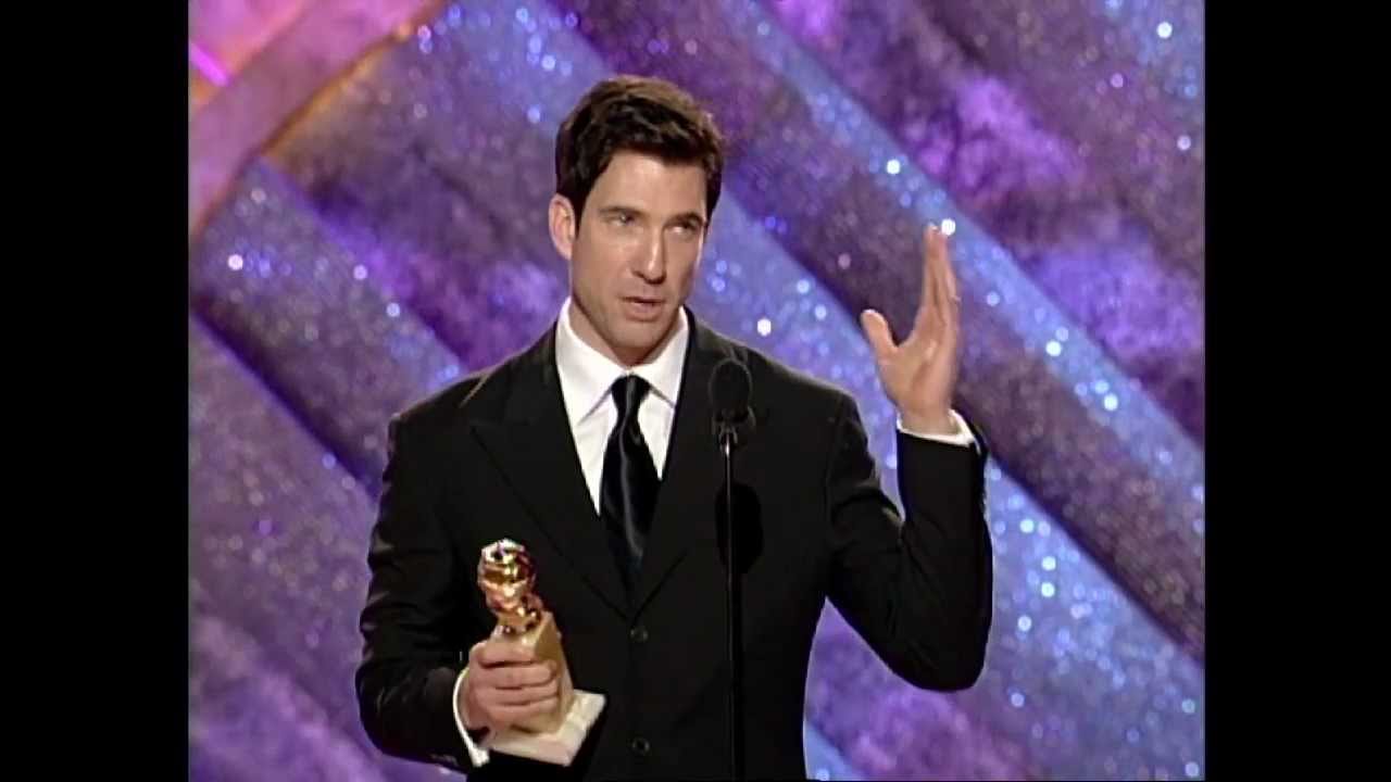 Dylan McDermott Wins Best Actor TV Series Drama - Golden Globes 1999