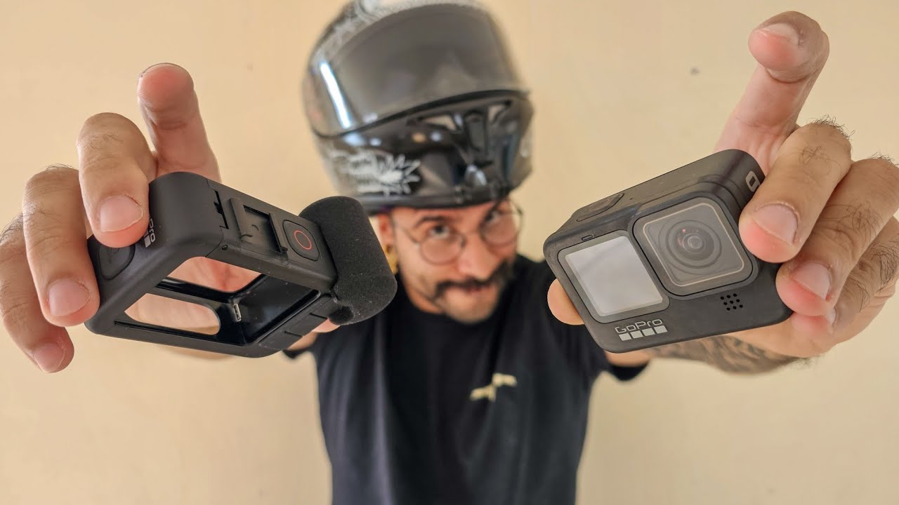 MEDIA MOD GOPRO - instalação no capacete e teste