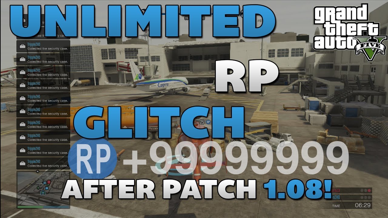 GTA 5 - Unlimited RP Glitch (AFTER PATCH 1.08)