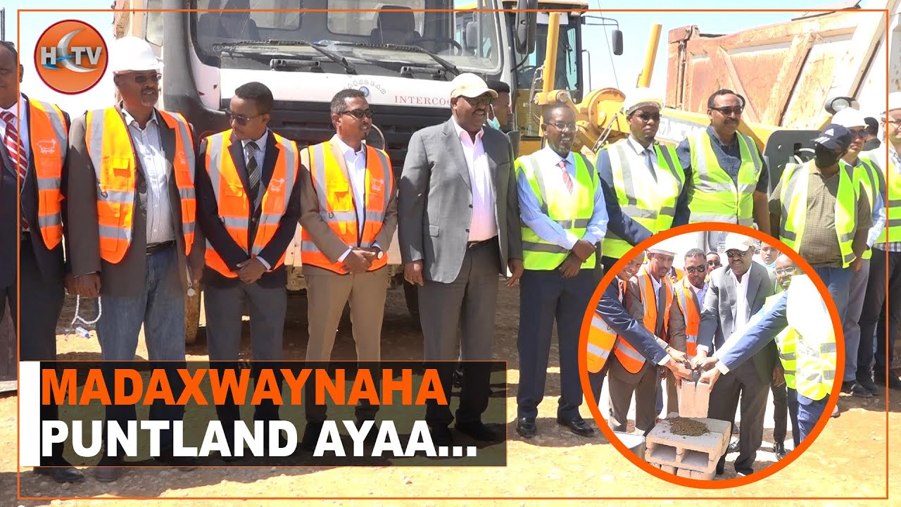 Madaxweynaha Puntland Ayaa Dhagax Dhigay Shan Wado Oo Laami Ah Oo Laga Hirgalinayo Magaalada Garoowe