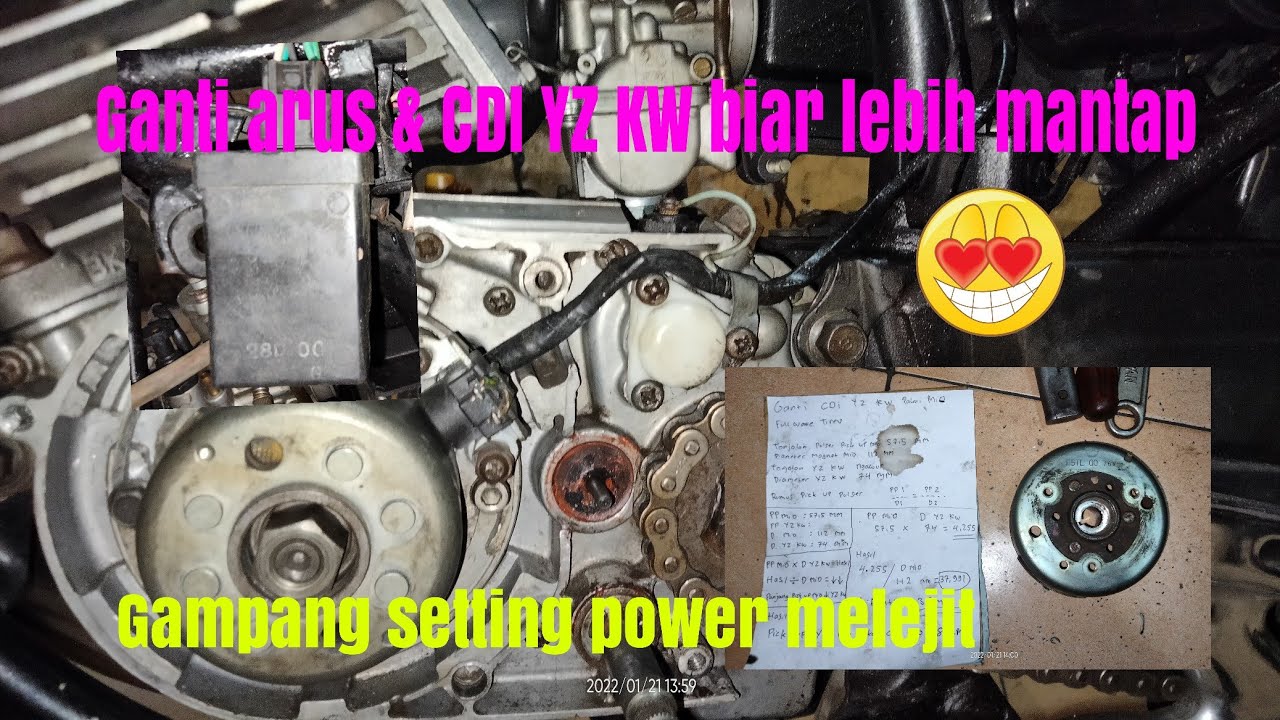 Magnet YZ KW ganti cdi Mio , arus fullwave , full dc, power mantap anti brebet