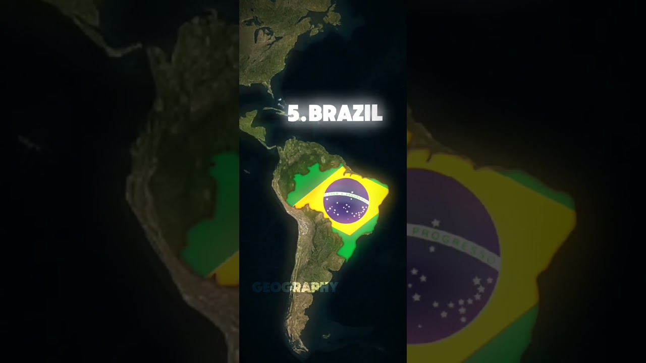 Top 5 largest country in the world