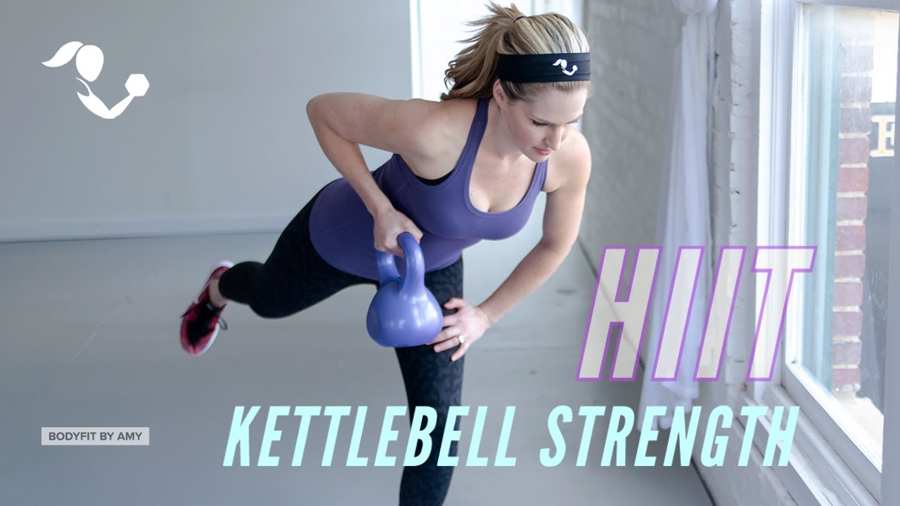 Kettlebell Strength HIIT Workout | 38 Minutes I Home Kettlebell Interval Training Exercises