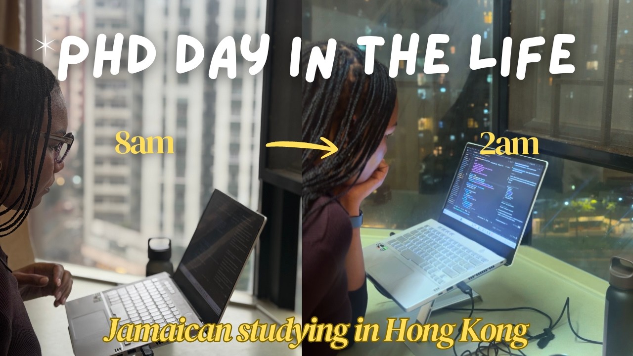 PhD productivity | day in the life *with time stamps* | PhD abroad | silent vlog