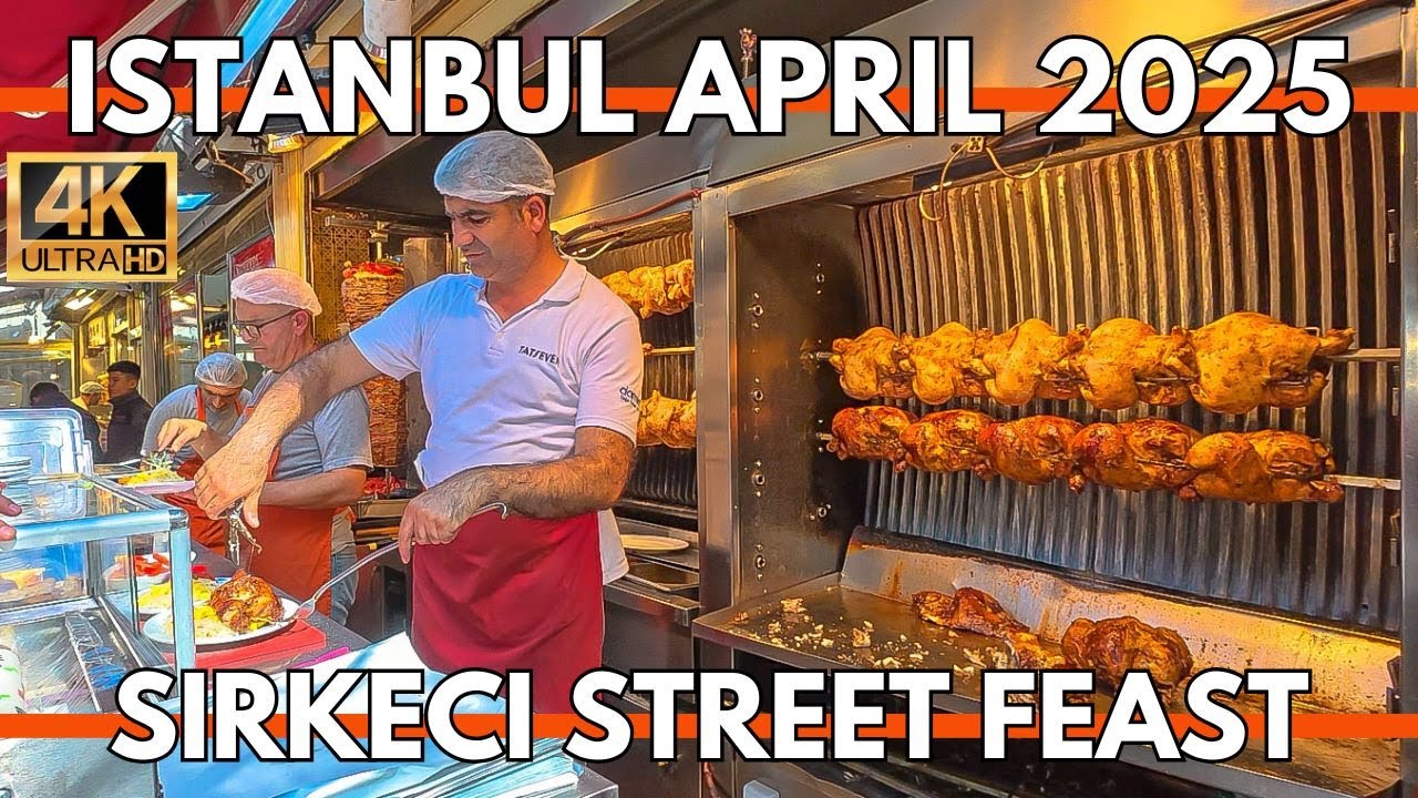 Istanbul Turkey 2025 | Street Food Lovers' Paradise in Sirkeci | 4K Walking Tour