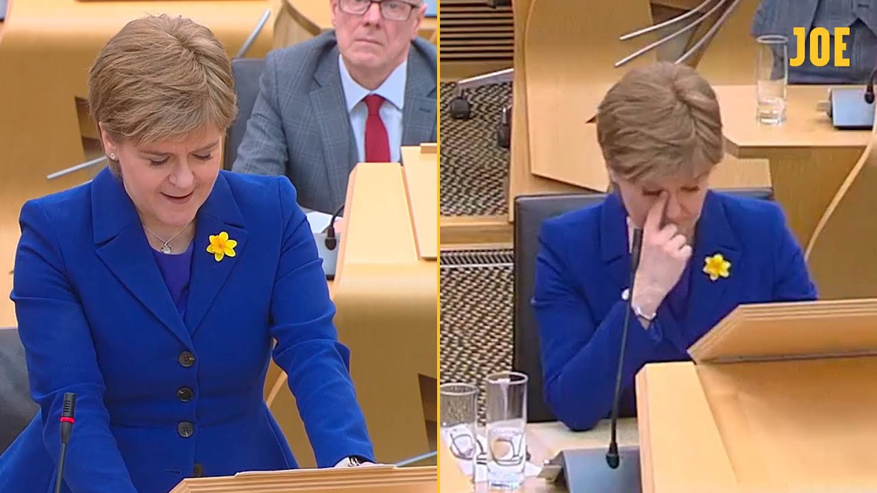 Nicola Sturgeon cries in final address to Scottish Parliament as First Minister