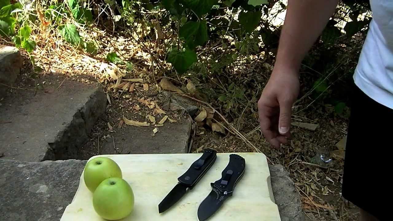 Zero Tolerance 350 vs. Emerson CQC-7: EDC рез (часть 3)