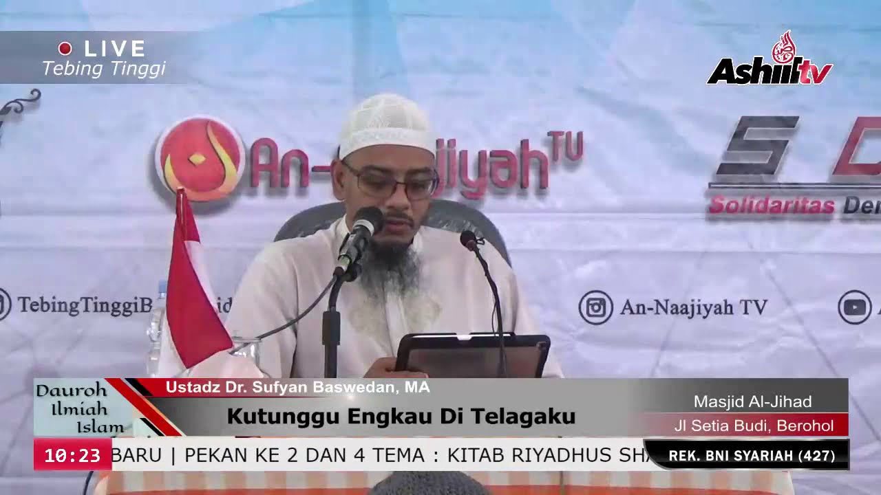 Kutunggu Engkau Di Telagaku - Ustadz Dr. Sufyan Baswedan, MA
