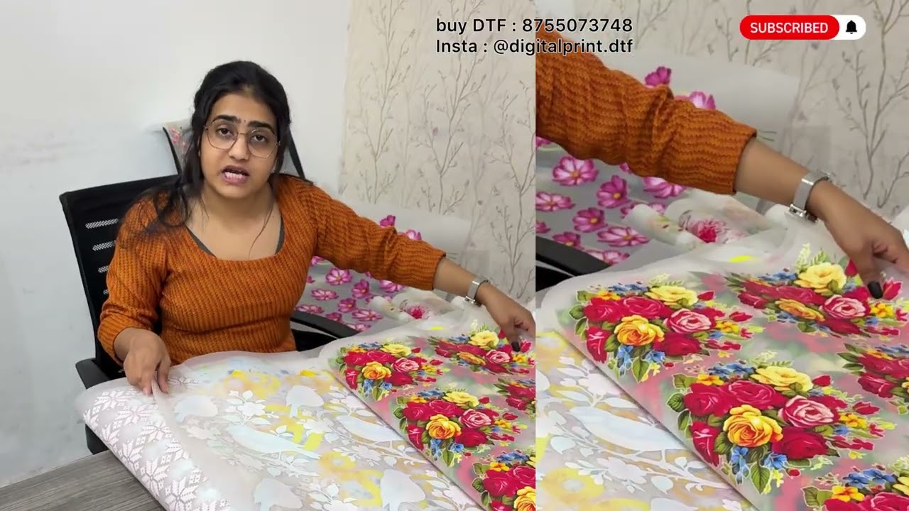 India&rsquo;s Best DTF Manufacturing for Suit/saree/women&rsquo;s Wear | Digital Print Stickers-highest Quality