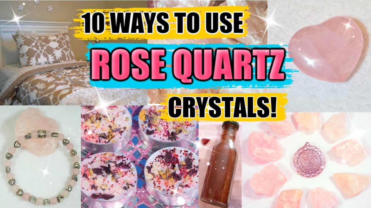 10 WAYS TO USE ROSE QUARTZ CRYSTALS! │ WHERE TO PUT IT, WHAT TO ADD IT TO, INFUSE YOUR WATER & MORE!
