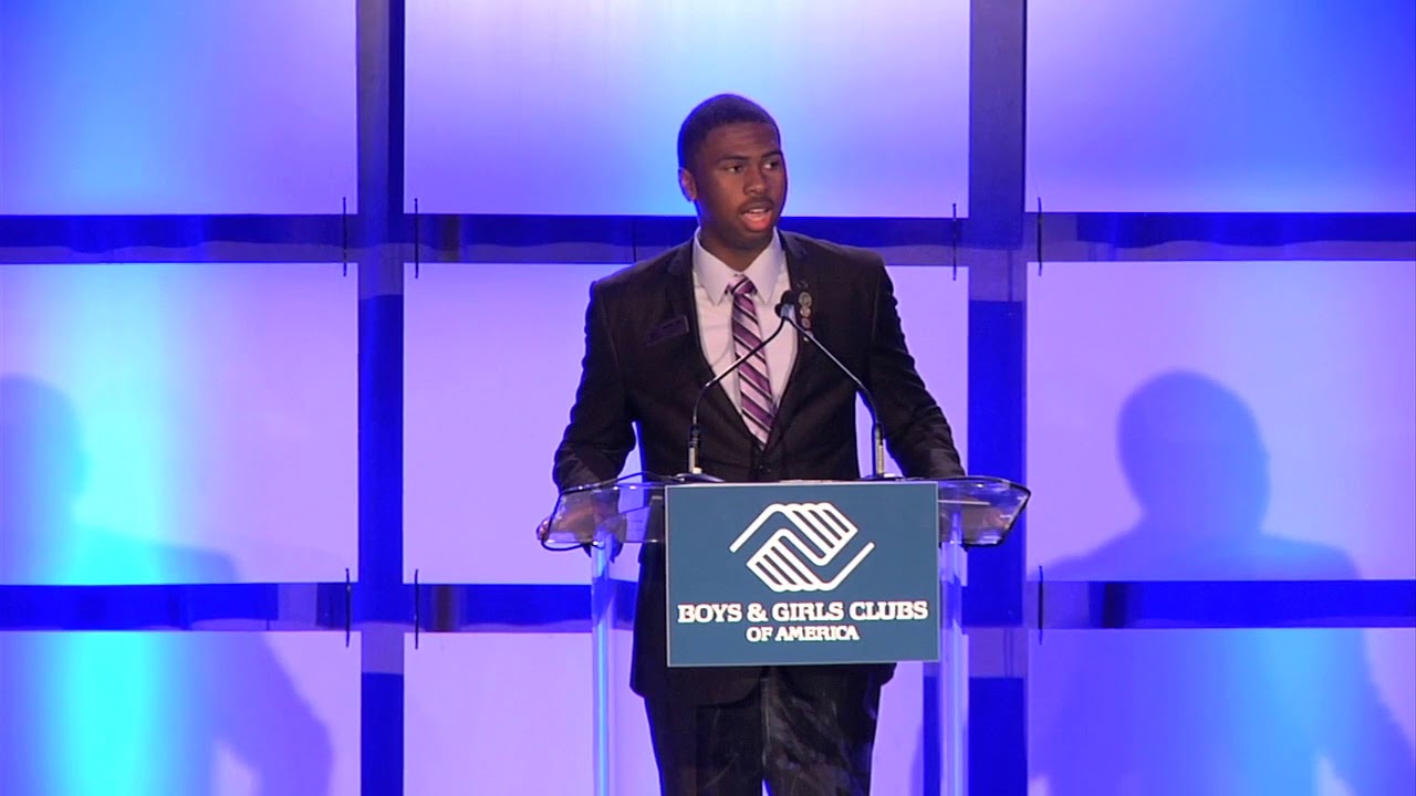 BGCA National Youth of the Year Program - Denzell Perry Speech
