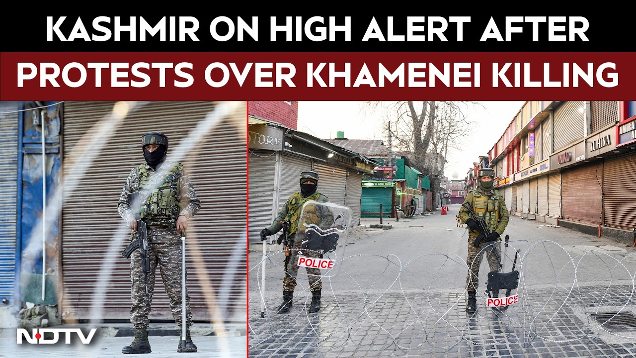 Khamenei News | Security Measures Tightened In Kashmir After Protests Over Khamenei Killing