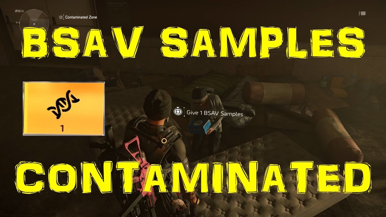 DIVISION 2 BSAV SAMPLES EAST MALL CONTAMINATED ZONE