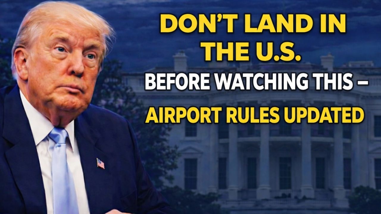 Не прилетайте в США, не посмотрев это видео — обновлены правила аэропорта.