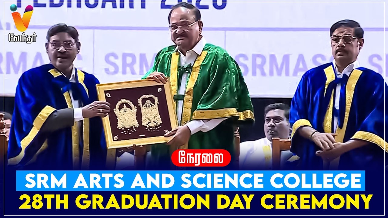 🔴 Live: SRM Arts and Science College | 28th Graduation Day Ceremony#SRMASC #SRMArtsAndScience