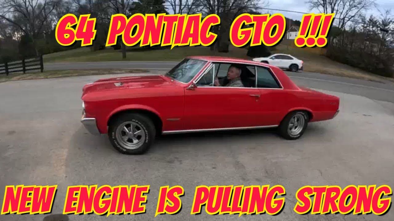 Pontiac GTO 1964 года, новый двигатель, тянет отлично!!!
