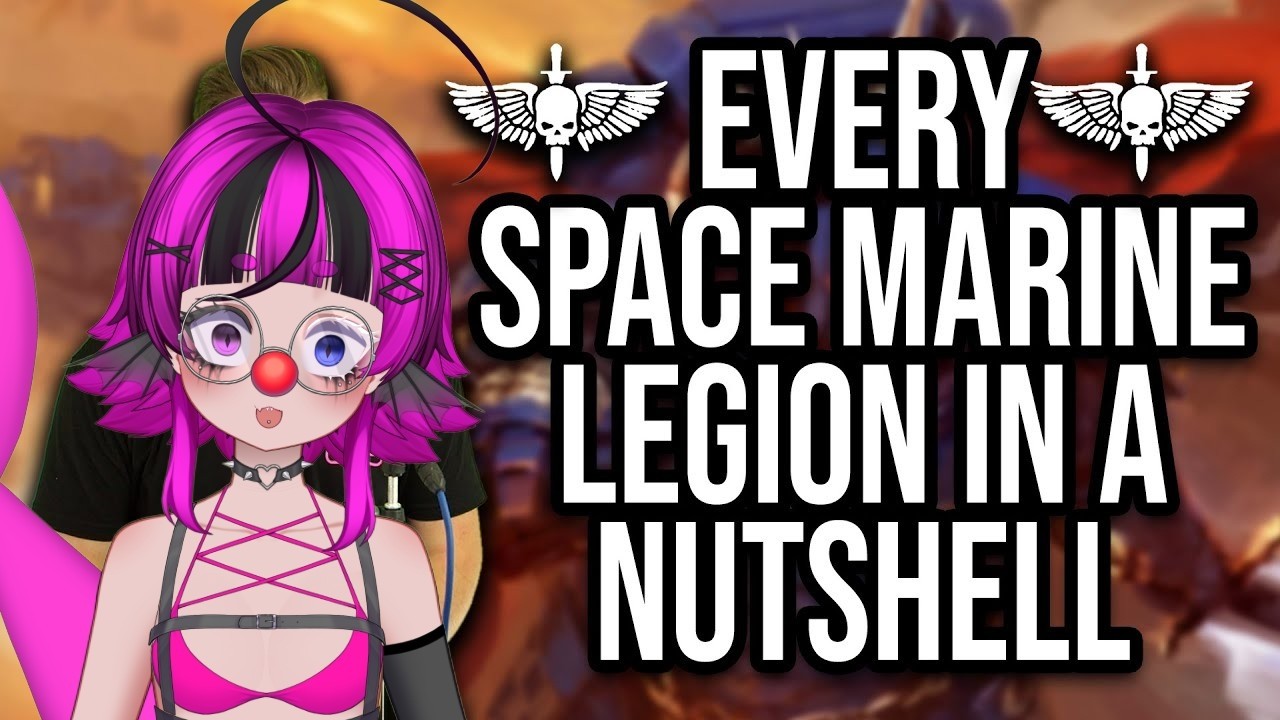 Vtuber REACTS Every Single Warhammer Space Marine Legion in a Nutshell  | Bricky React