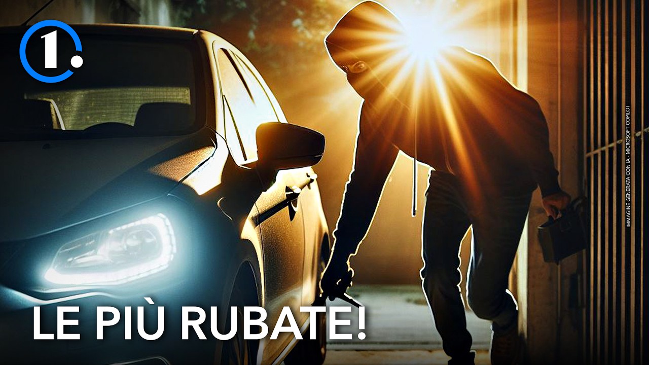 CLASSIFICA delle auto più RUBATE in Italia! 😱