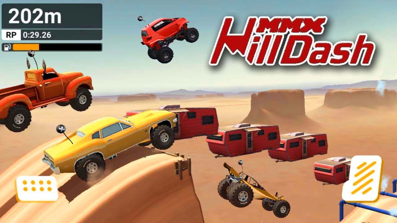 MMX Hill Dash: CAOS: El Poderoso vs La Bestia vs El Corredor vs El Trophy Truck // All The Cars-All