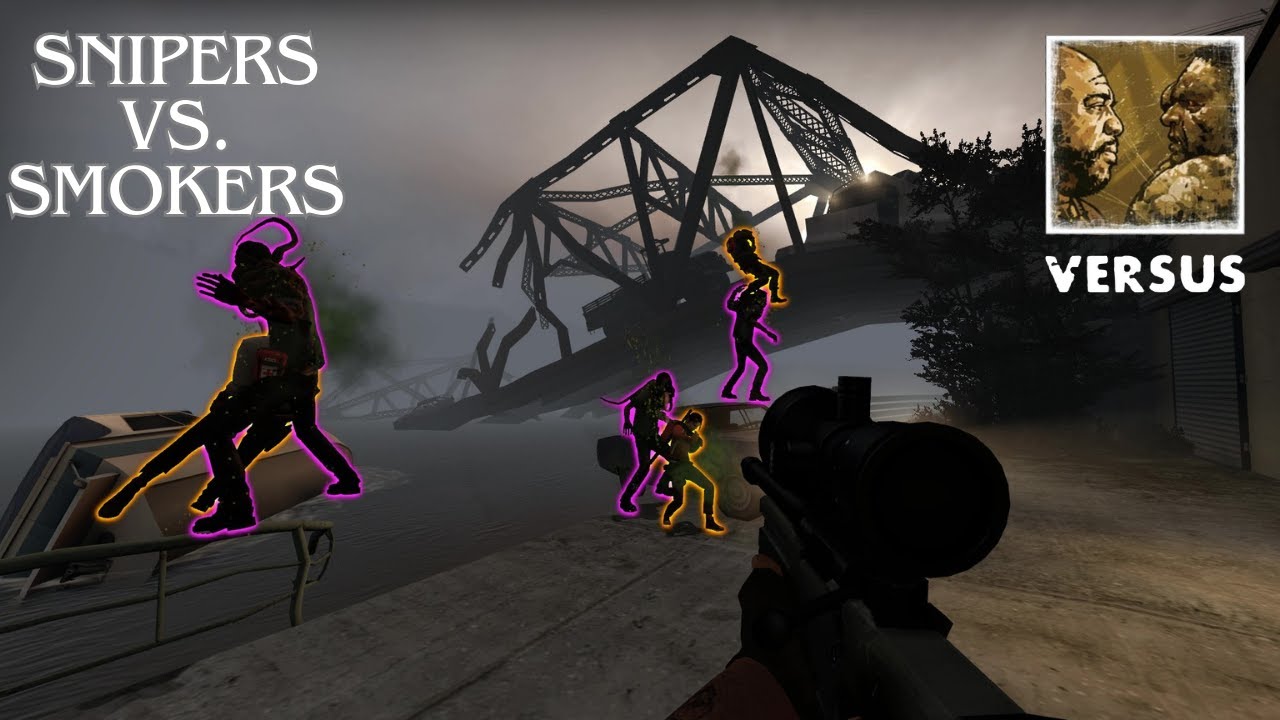 LEFT 4 DEAD 2 - SNIPERS VS. SMOKERS - THE SACRIFICE - NEW MODE!